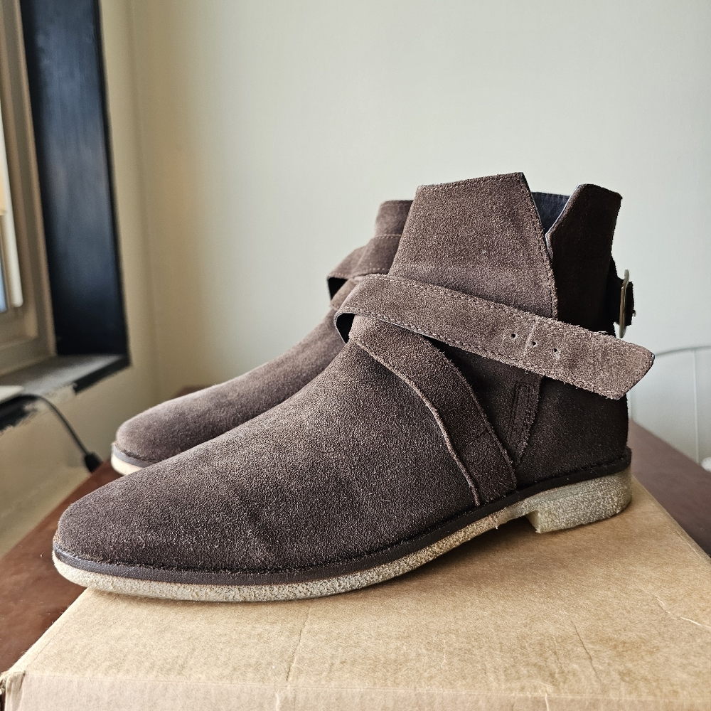Asos Crape Double Strap Boots